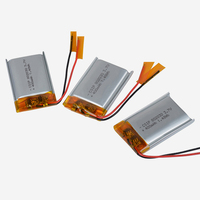 Batterie Lipo 802030 3.7V 400mAh, batterie polymère lithium-ion souple en sachet, batterie Li-ion polymère 802030 400mAh, vente en gros