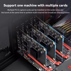 Dual HDMI 1080P 60Hz Pcie 2.0 Độ Nét Cao Video <span class=keywords><strong>Capture</strong></span> <span class=keywords><strong>Card</strong></span> Trộn Giao Diện Điều Khiển Thẻ Chơi Game Chụp Streaming Đối Obs <span class=keywords><strong>Xbox</strong></span> - Product Image 5