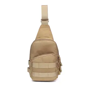 OEM Logo Tactique Sling Sac à Bandoulière 1000D Nylon Oxford Utility EDC Sac de Poitrine Épaule Daypack Organisateur