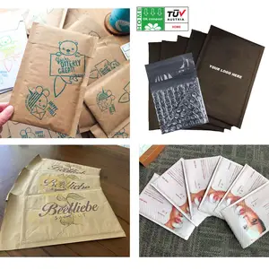 China atacado personalizado biométrico papel embalagem envelopes acolchoados/postagem escritório a4 a5 jiffys bolha poly sacos