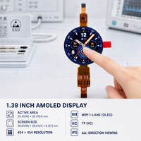 Módulo de Pantalla AMOLED Premium de Alta Resolución Original de 454x454 y 1.39 Pulgadas con Interfaz MIPI para Dispositivos Inteligentes y Relojes Inteligentes