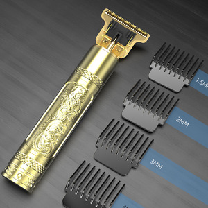 Cortadora de pelo eléctrica recargable con cuerpo metálico y longitudes ajustables para hombres y mascotas - Product Image 1