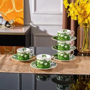 Ensemble de tasses à café en céramique française classique en gros, écologique et portable, idéal pour les mariages - Product Image 3