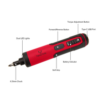 Superventas 3,6 V 1500mAh Li-ion alimentado por batería hogar DIY USB recargable Mini destornillador eléctrico inalámbrico Kit con brocas