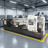 Tour CNC CK6180 GSK, machine robuste à broche simple, lit plat, horizontal, pour tournage de métaux, certifiée CE, haute précision