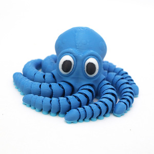 3D Printed Articulated Octopus <b>Toy</b> Flexible Joints <b>Fidget</b> <b>Toy</b> for Kids Stress Relief Desk Decor Gift - Product Image 3