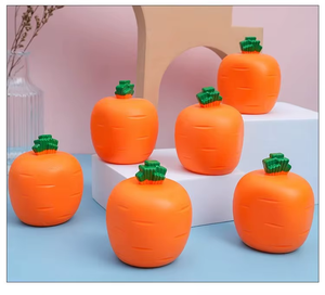 Carrot Rabbit Squishy <b>Toy</b> Funny Stress Relief Squeeze Cup for Boys Girls Kids Adults Office <b>Desk</b> - Product Image 5