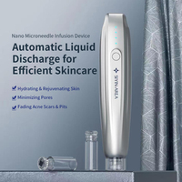 Appareil de beauté électrique pour le visage à aiguille d'eau, recharge USB – Hydratation profonde, utilisation sûre, réduction des pores, atténuation des cicatrices d'acné