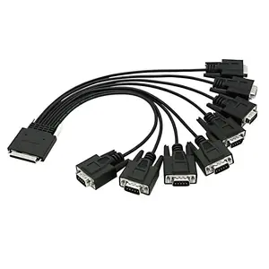 VHDCI Breakout Cable & Adapter-VHDCI(SCSI 68Pin) M a 4 puertos VGA hembra Splitter Breakout Cable para NVIDIA y VisionTek Graphics