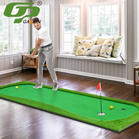 Mini-golf portable d'extérieur en gazon artificiel et caoutchouc pour l'entraînement au golf en arrière-cour, fabriqué par GP OEM ODM Factory