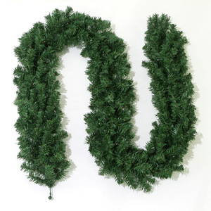 Ghirlanda Natalizia Artificiale in PVC da 9 Piedi, Decorazione <span class=keywords><strong>per</strong></span> Porta in Vimini Fatta a Mano <span class=keywords><strong>per</strong></span> Feste, Vendita all'Ingrosso - Product Image 1