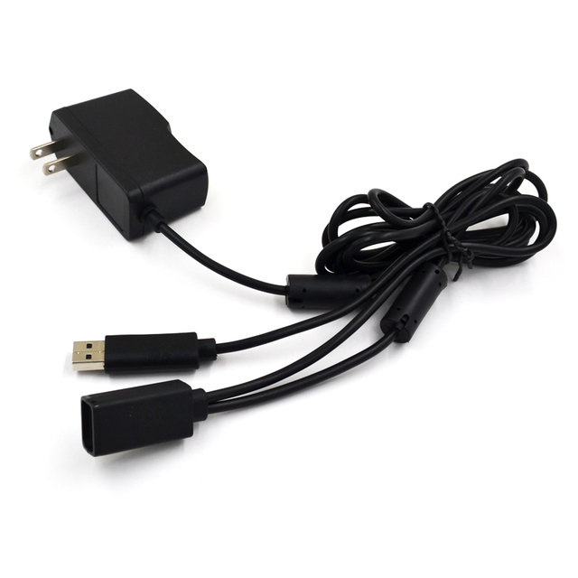 High Quality AC Adapter Charger Plastic Power Supply for Xbox 360 for Kinect Console Wired Communication Factory Direct