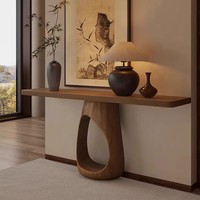 Table d'entrée en bois massif chinois, luxe, nouvelle décoration pour la maison, meuble de rangement convertible pour couloir et salon