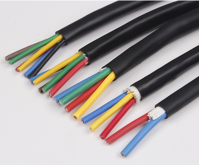 PVC Insulated Copper Wire Conductor Electric RVV Cable 2*0.75mm2 Flexible Cable 300/500V