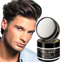 Pâte d'argile mate à forte tenue, texture non grasse, non brillante, pommade de coiffure pour hommes, cire