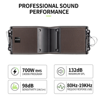 RAYHAYES KARA 208 Neodymium Profesional Portabel Kayu Birch Ramah Lingkungan Subwoofer Pasif Impedansi 8 Ohm Output 1200W