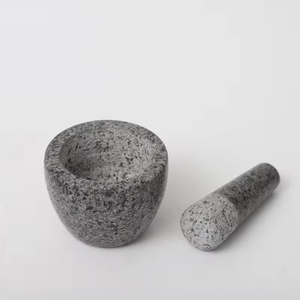 Juego de Mortero y Maja de Piedra para <span class=keywords><strong>Ajo</strong></span> de Alta Calidad 2026, Personalizado para Cocina - Product Image 3