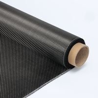 Rouleau de fibre de carbone en tissu sergé 2X2 200gsm 280gsm 300sgm 600sgm