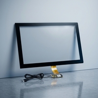 Pantalla Táctil Capacitiva LCD Industrial con Interfaz USB I2C RS232 de 7 8.4 9.7 10.1 10.4 12.1 15.6 18.5 21.5 23.6 Pulgadas