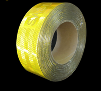 Ruban rétro-réfléchissant SASO 2913 pour véhicules, matériau PVC/Nylon/PET