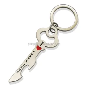 High Quality Metal Key Shape Can Bottle Opener Keyring Dominican Souvenir I Love Punta Cana Keychains