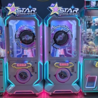 Machine à pinces de type Grande Roue, Mini machine à pinces de jeu personnalisée pour 1 joueur avec monnayeur, Mini machine à prix