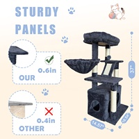 Tour griffoir multi-niveaux de luxe pour chat, idéale pour l'intérieur - Vente en gros