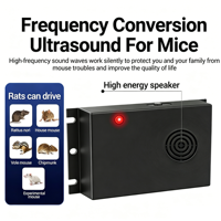 Répulsif Ultrasonique Anti-Nuisibles 6 Mois d'Autonomie sur 4 Piles C, Portée 40m², pour Moteur, Voiture, Intérieur, Câble