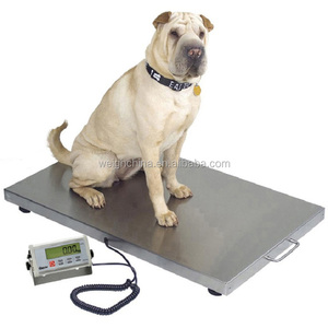 Báscula Veterinaria LCD de 300 kg con Plataforma de Acero Inoxidable, Personalizable OEM, Digital, para Pesar Ganado y Animales - Product Image 4