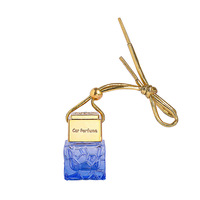 Bouteille vide de 10 ml pour diffuseur de parfum de voiture suspendu, flacon en verre pour huiles essentielles et aromathérapie, pendentif parfumé