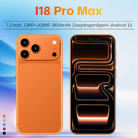 Nouveau Smartphone I17 Pro Max 5G Android 15 Octa Core 1,7 pouces 16 Go+1 To, Vente Flash, Prix de Gros Direct Usine pour l'Export
