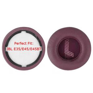 Coussinets d'oreille en cuir protéiné pour <span class=keywords><strong>JBL</strong></span> <span class=keywords><strong>E45BT</strong></span> E45 E35, remplacement des coussinets d'oreille en mousse, réduction du bruit, coussinets d'oreille pour casque - Product Image 2