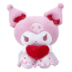 Sanrioed 10 24 30cm Kuromi My Melody Kt Cat Pc Dog Kitty Red Heart Anime Plush Stuffed Animal Figure Pendant Cute Animals Toys