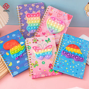 A5 Cuaderno de descompresión de dibujos animados Rat Killer <span class=keywords><strong>Pioneer</strong></span> Rainbow Metal Coil Student Silicone Bubble Notepad - Product Image 3