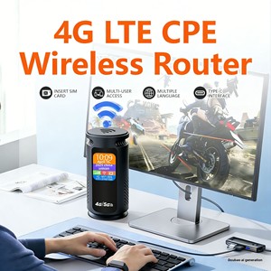 Routeur WiFi mobile <span class=keywords><strong>4G</strong></span> sans fil 2.<span class=keywords><strong>4G</strong></span> 300 Mbps avec carte réseau pare-feu et batterie pour l'Asie, l'Afrique et l'Europe Q52 - Product Image 4