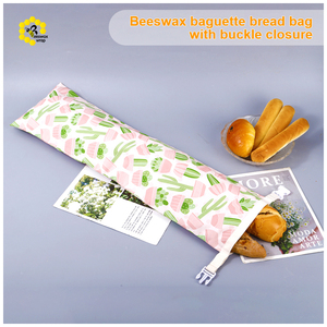 Sacs en coton robustes à fermeture éclair, imprimés sur mesure, pour pain au levain, conservation alimentaire, pique-nique et courses - Product Image 4