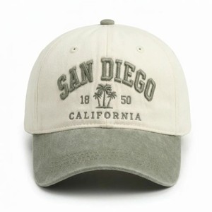 Gorras de Béisbol de Algodón con Logotipo Bordado en 3D Personalizado de Dos Tonos, de 5 y 6 Paneles, para Hombre - Product Image 2