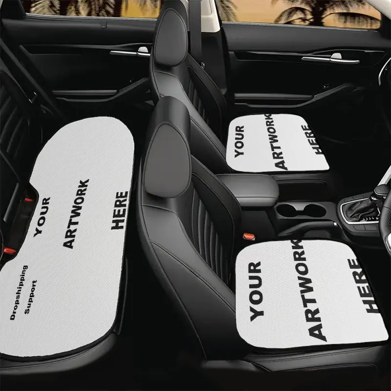 Tự làm 3pcs phổ tùy chỉnh xe Ghế bao gồm hình ảnh thiết kế theo yêu cầu xe Ghế đệm Bìa