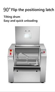 Mélangeur horizontal commercial, adapté aux aliments, pour la production de pâte à pizza et à <span class=keywords><strong>pain</strong></span>. - Product Image 4