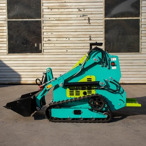 จัดส่งฟรี รถตักล้อยางขนาดเล็ก 500 กก. เครื่องยนต์ดีเซล รถตักไม้ กำลังยกสูง รถตักล้อยางแบบตีนตะขาบ - Product Image 4