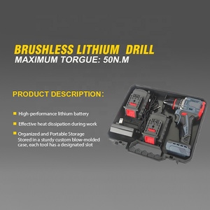 Taladro Inalámbrico de 21V Compatible con OEM, Batería de Litio de Alta Resistencia de 1.5AH, 50N.m de Torque, Velocidad Variable, Motor sin Escobillas sin Llave - Product Image 3