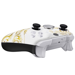 La Gran Ola Dorada de Kanagawa - Carcasa Frontal Blanca y Anillos Decorativos para el Control Xbox One Elite Serie 2 - Product Image 6