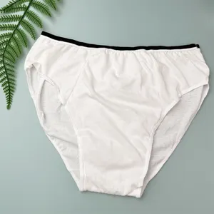 Einfarbige Einweg unterwäsche Mann OEM Outdoor und Camping Einweg Slips Baumwolle Boxer Short Großhandel