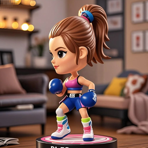 Bobblehead in resina di arti marziali personalizzate-combattente dipinto a mano da collezione per gli appassionati - Product Image 6