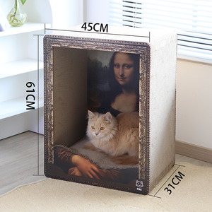 Nuevas Innovaciones: Rascador para Gatos de Tamaño Pequeño, Tazón de Papel Corrugado y Cartón, Venta al por Mayor de Árboles y Rascadores para Gatos - Product Image 3