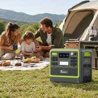 Station d'alimentation portable Fossibot Lifepo4 pour l'extérieur, stockage d'énergie, alimentation électrique, camping, panneaux solaires avec batterie et onduleur