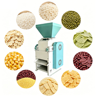 Machine commerciale à flocons de maïs et à rouleaux d'avoine, 450 kg par heure, en acier inoxydable de qualité alimentaire, moteur 3 kW