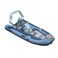 Bateaux pneumatiques à rames Hedia Original Design Sport 13ft Rib390 Orca Hypalon/PVC en aluminium à vendre