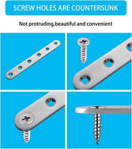 Thép không gỉ thẳng khung với Bao gồm vít phần cứng cần thiết cho nhanh chóng và an toàn sửa chữa - Product Image 5