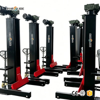 Colonne de levage mécanique robuste 20-40 tonnes pour camions, élévateur mobile pour véhicules, système de levage fiable certifié CE pour atelier